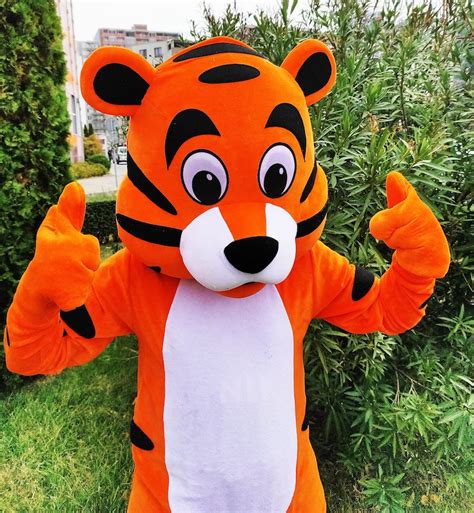 Tiger Mascot Costume Adult Mascot Costume Party Mascot Etsy