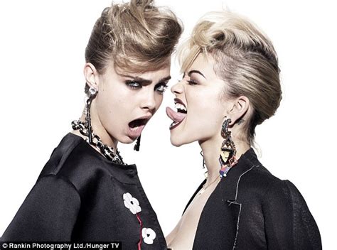 Cara Delevingne Cuddles Up To Bff Rita Ora In Sexy New Shoot After