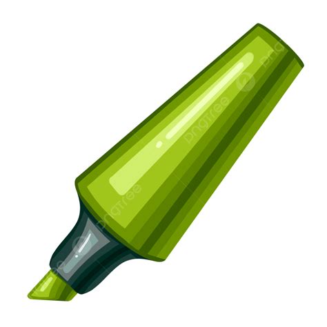 Green Marker Pen Green Pen Marker Png Transparent Clipart Image And