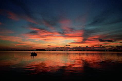 Intercoastal Waterway At Sunset Miami Photograph By Jose Azel Pixels