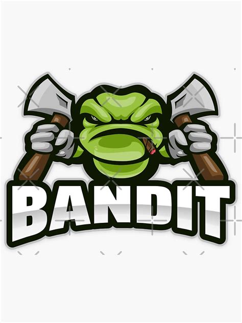 Bandit Sticker For Sale By Merchvain Redbubble