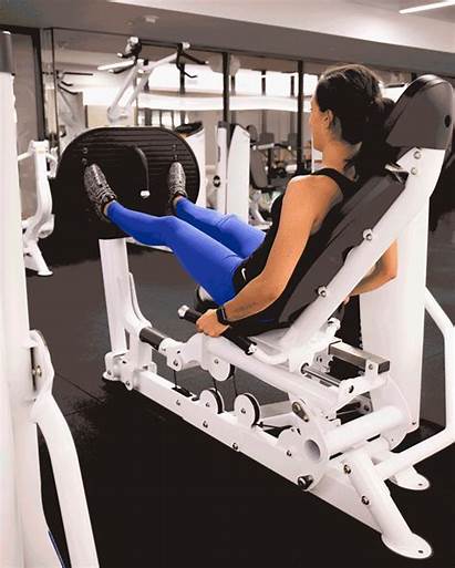Gym Machines Leg Press Fitness Using Exercise