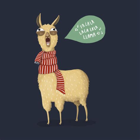 Holiday Llama Llama T Shirt TeePublic