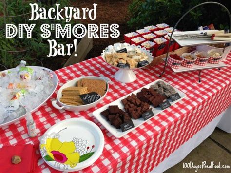 Maybe you would like to learn more about one of these? DIY S'mores Bar with Homemade Flavored Marshmallows and a Backyard Movie! - 100 Days of Real Food