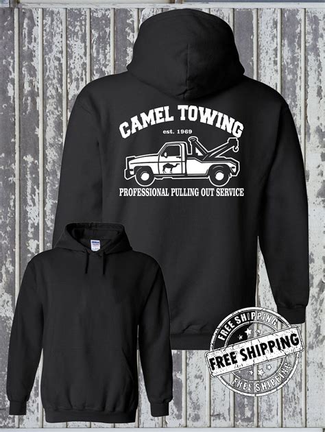 Camel Towing Pulling Out Professional Service Hoodie Funny Adult Humor Shirt Etsy