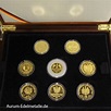 offiziellen Gold-Gedenkmünzen Bundesrepublik Deutschland 8 Münzen