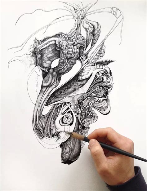 Pen And Ink Drawings By Philip Frank 2 Fubiz Media
