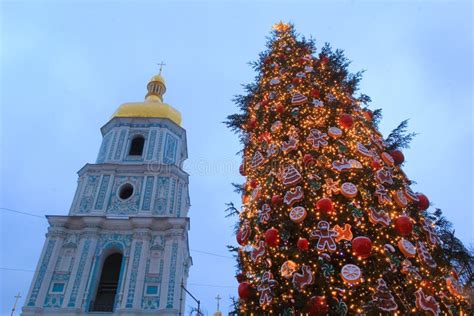 Natale A Kiev Ucraina Immagine Stock Immagine Di Festa 48696163