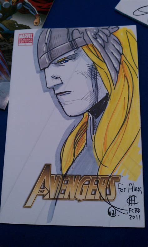 Thor By Jimmy Cheung In Alexander Gowcharans Jim Cheung Comic Art