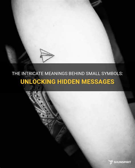 The Intricate Meanings Behind Small Symbols Unlocking Hidden Messages ShunSpirit