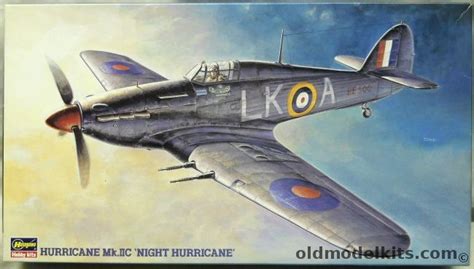 Hasegawa 148 Hawker Hurricane Mkiic Night Hurricane Raf No 87 Sq
