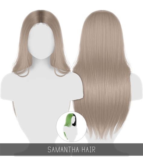 Samantha Hair Patreon Sims Hair Mod Hair Sims 4 Black Hair