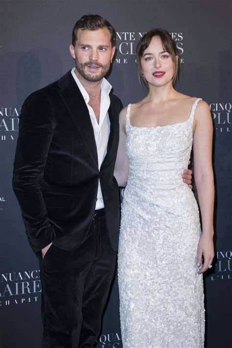 Dakota Johnson And Jamie Dornan “fifty Shades Freed” Premiere In Paris • Celebmafia