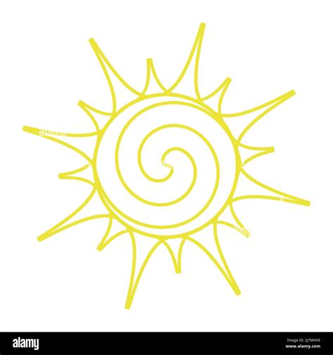 Shining Sun Illustration Stock Photo Alamy