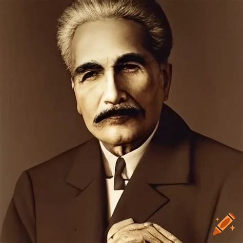 Portrait Of Allama Iqbal