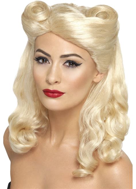 1940s Blonde Pin Up Wig — Party Britain