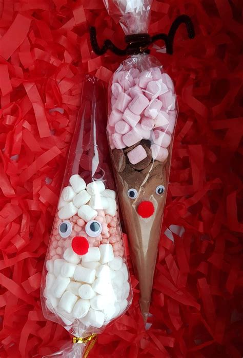 Santa Sweet Cone And Reindeer Hot Chocolate Idées Cadeaux Noel