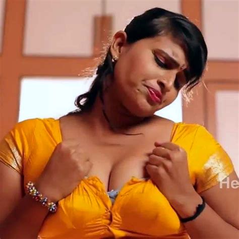 Actress Surekha Reddy Hot N Sexy In Tight Yellow Blouse Stills