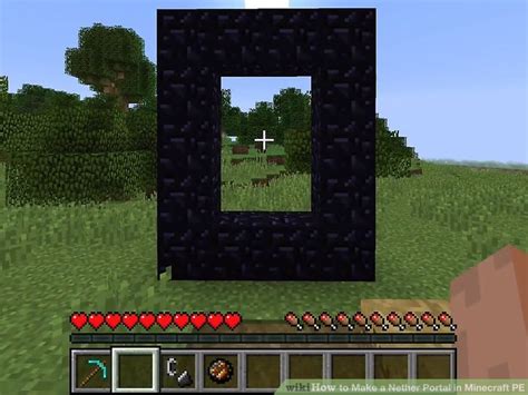 How To Make A Nether Portal In Minecraft Pe 13 Steps
