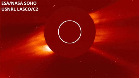 Recently Discovered Comet That Flies Past The Sun During The Total