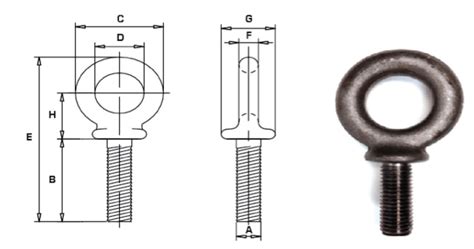 Shoulder Type Machinery Eye Bolt Elite Sales Inc