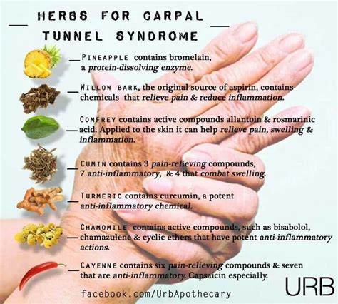 Carpal Tunnel Syndrome Relief Healing Foods Infographics Health Carpal Tunnel Relief