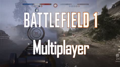 Battlefield 1 Gameplay Multiplayer Youtube