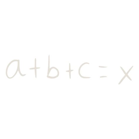 Equation Math Doodle Transparent Png And Svg Vector File