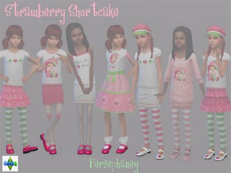 The Sims Resource Strawberry Shortcake Mary Janes