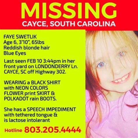 Missing Cayce Girl Update Police Fbi Find No Evidence Of Abduction