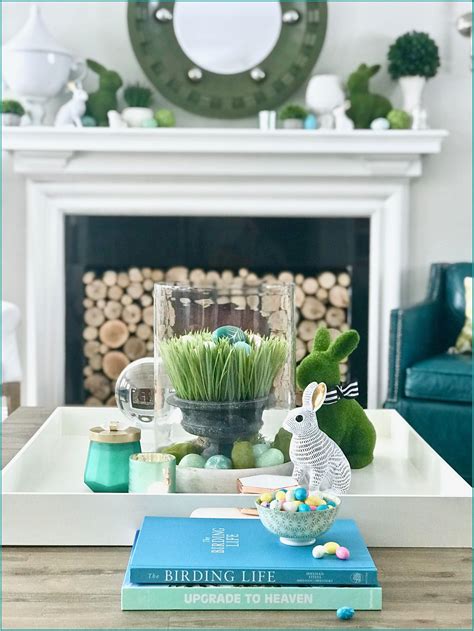 Living Room Decorated For Easter Easy Easter Decorations Decor