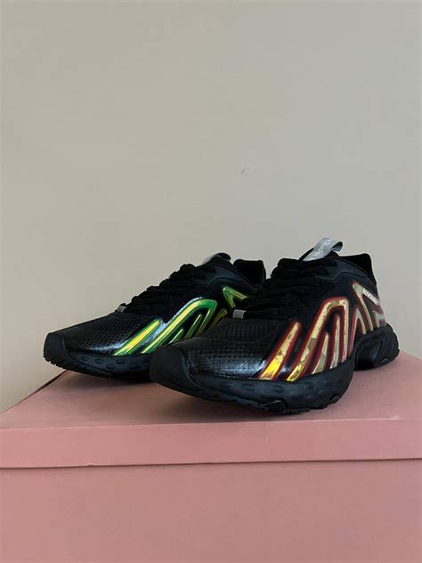 Acne Studios N3w Neon Sneakers In Black Multi Grailed