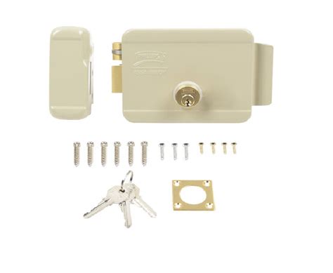 Cerradura Eléctrica ASSA ABLOY Exterior Color beige Llave convencional