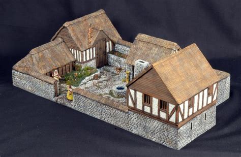 Fortified Farm View1 Medieval Medieval Houses House Design