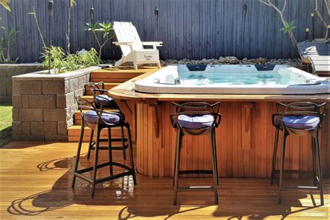 Above Ground Spa Pool Landscaping Ideas Myspa Sydney