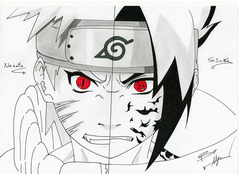 Naruto Vs Sasuke By Ughito On Deviantart