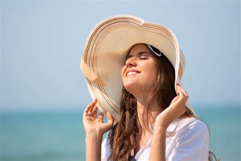 Relaxing On A Beach Stock Image Image Of Breathing 142830677