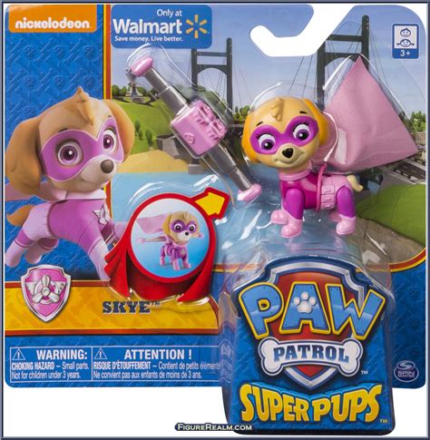 Skye Walmart Exclusive Paw Patrol Super Pups Spinmaster Action