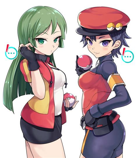 Ace Trainer And Pokemon Ranger Pokemon And 3 More Drawn By Kasaishin