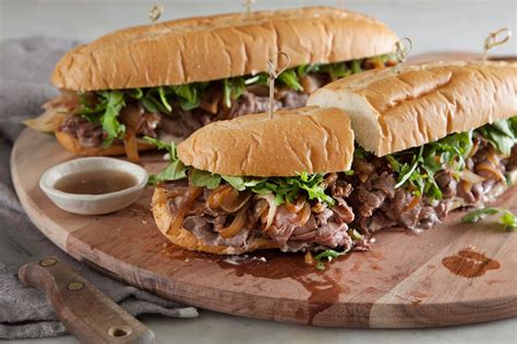 Roast beef sandwich pairing ideas. Warm Roast Beef Sandwiches with Balsamic Onions