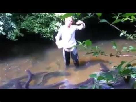 Woman Feeding Eels Fish Sounds Crazy But Awesome Work YouTube
