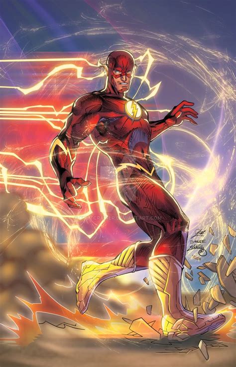 The Flash Ink 1 By Swave18 Xgx By Knytcrawlr On Deviantart Flash Dc Comics Flash Comics Dc