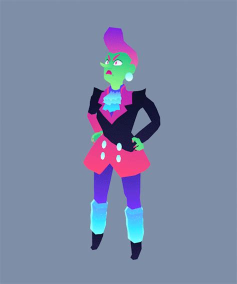 Character From Caffeine Game Character Design 3d Character Low Poly Art