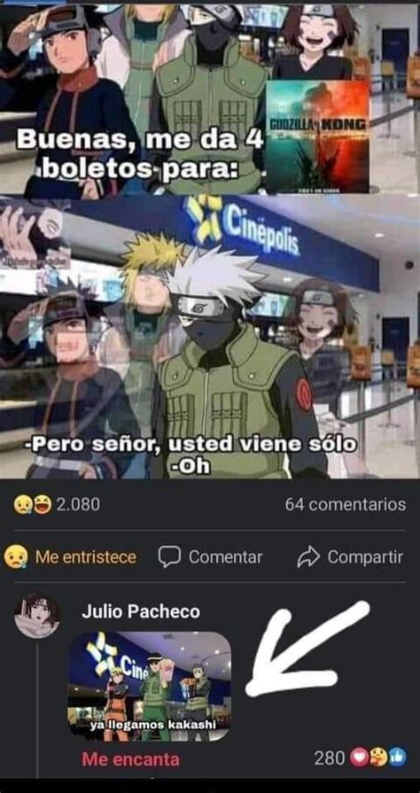 Pin De Ignacio Ayala En Meme Fotos Para Animar Frases De Kakashi