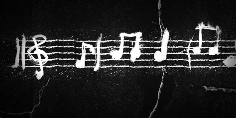 12 Aesthetic Music Note Wallpaper Black And White  Aesthetic