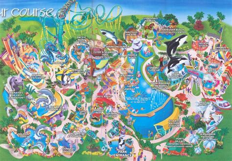 Seaworld® Orlando General Map Disney Trip June 2019 Printable Map