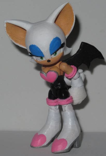 Rouge The Bat Sonic Custom Action Figure
