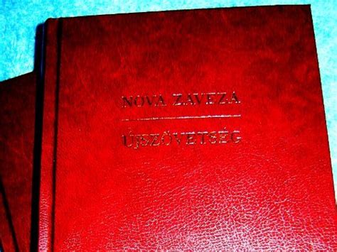 Hungarian Slovenian Bilingual New Testament Slovensko Madzarska Nova Zaveza