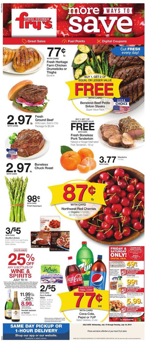 The company, perhaps even more well known for outlandish themes at some of its stores, from aztec to alice's adventures in wonderland, said wednesday in an online posting. Fry's Weekly Ad Jul 10 - 16, 2019