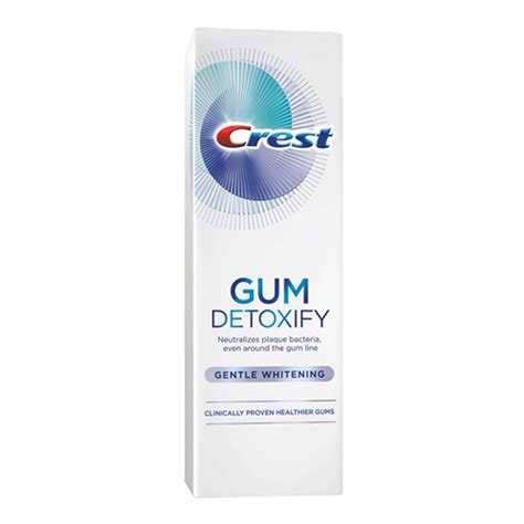Crest Gum Detoxify Gentle Whitening Fluoride Toothpaste For Anticavity